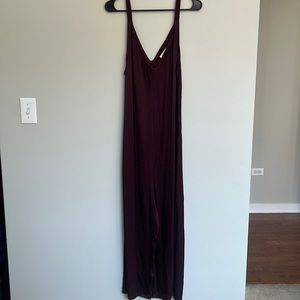 LACAUSA burgundy romper